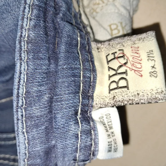 BKE Denim Wendi Boot Dark Blue Jeans Size 28R - Picture 6 of 12